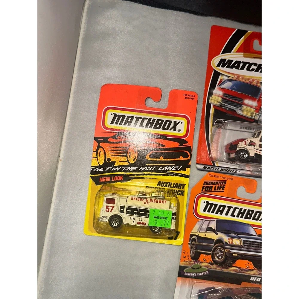 Vintage Matchbox Die-Cast Car Lot of 5 UFO Street Rod Tractor Power Truck New
